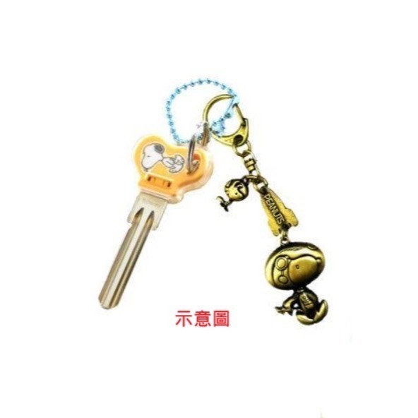 【安喬】日本製 正品 Snoopy 史努比 太空人 金屬𫓂匙圈 復古造型鑰匙圈 立體吊飾 𫓂匙圈-細節圖4