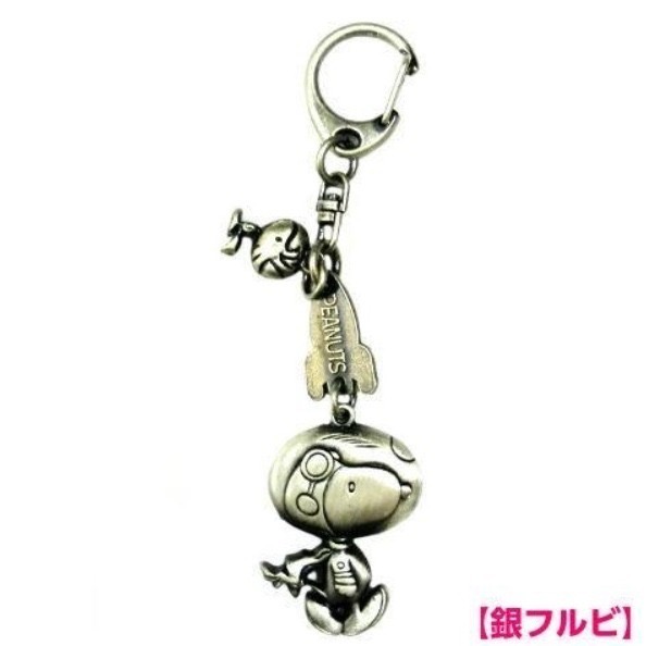 【安喬】日本製 正品 Snoopy 史努比 太空人 金屬𫓂匙圈 復古造型鑰匙圈 立體吊飾 𫓂匙圈-細節圖5
