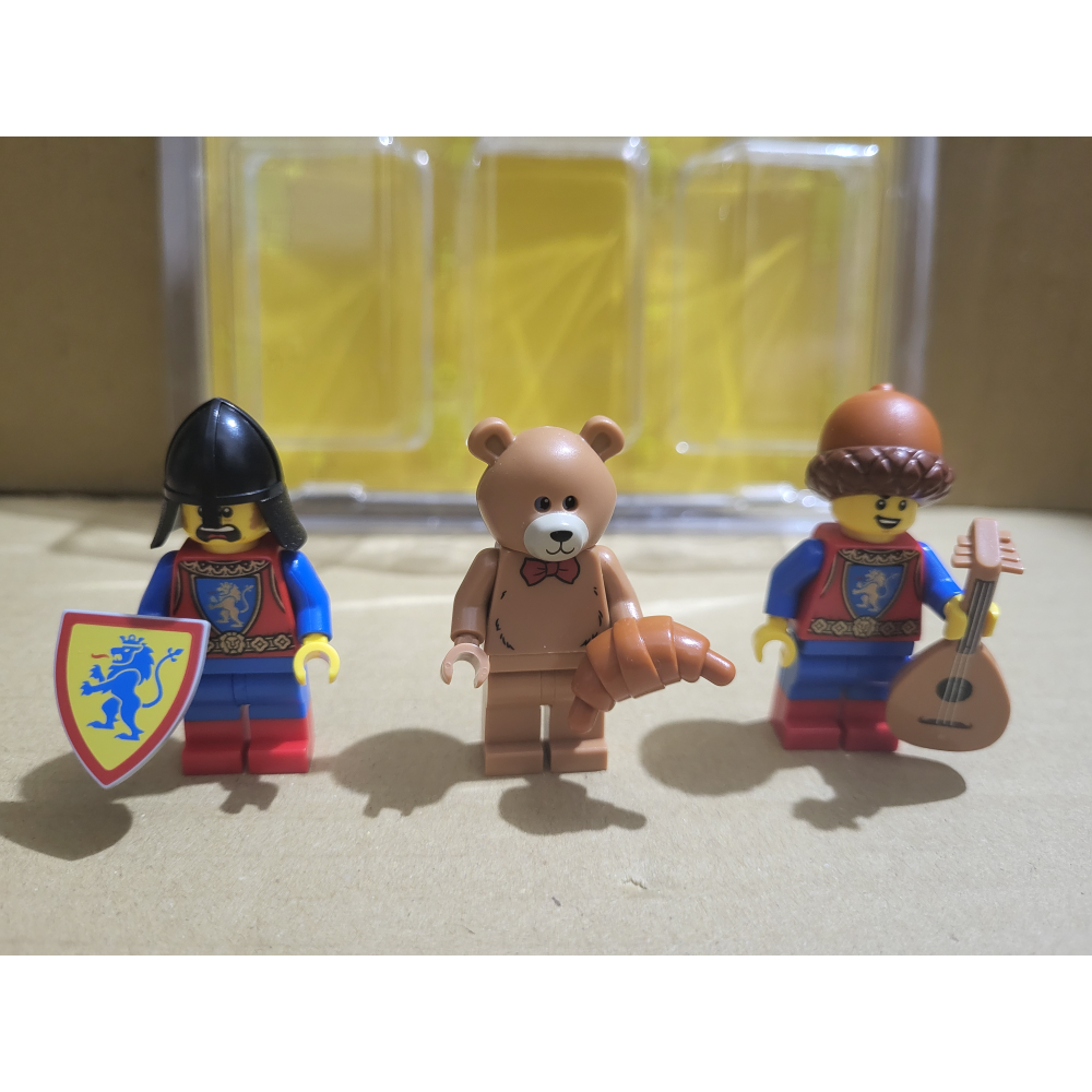 Bam 自組人偶：盾牌騎士、泰迪熊、栗子頭騎士、粉紅象、弓箭騎士、虎女-細節圖2