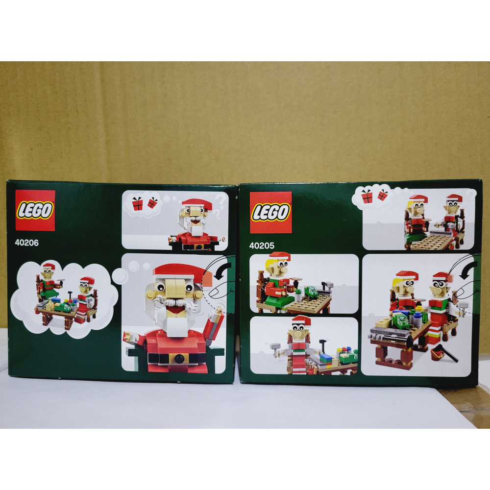 樂高 40206 聖誕老公公，樂高 40205 聖誕精靈工作室-細節圖3