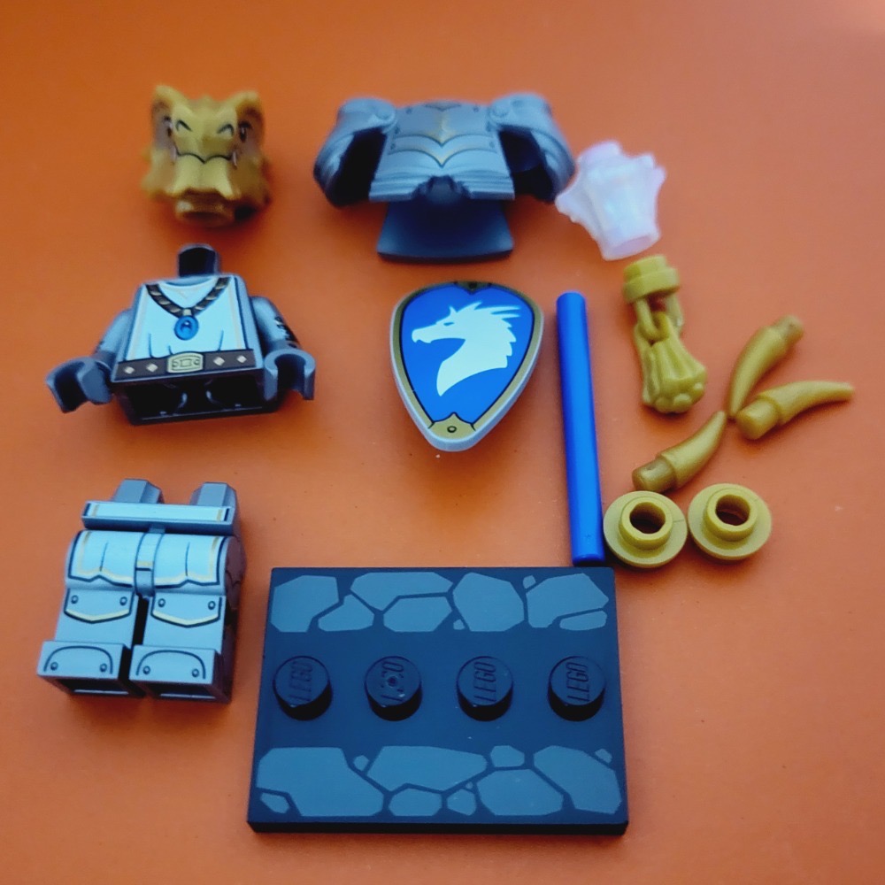 樂高 71047 4號 龍裔龍騎士 龍與地下城 人偶包-細節圖3