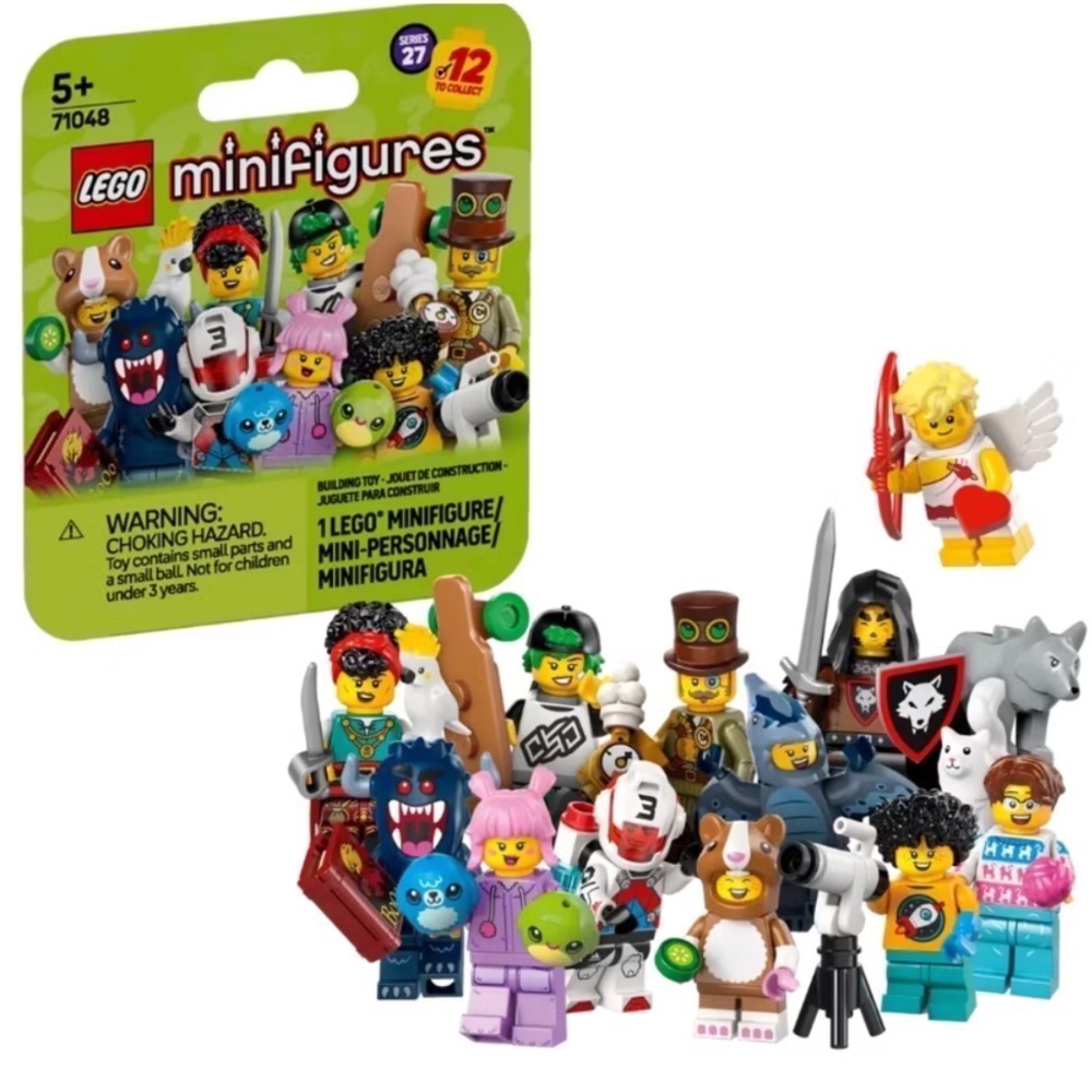 全新樂高 71048 MiniFigures Series 系列 - 第 27 代（一箱36盒）(整箱保證配率有三套)-細節圖2