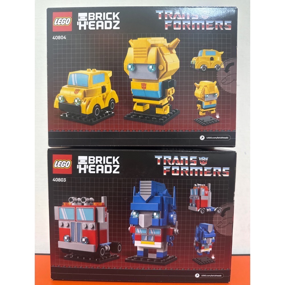 變形金剛：樂高 40803 柯博文機器人和車輛；樂高 40804 大黃蜂機器人和車輛-細節圖2