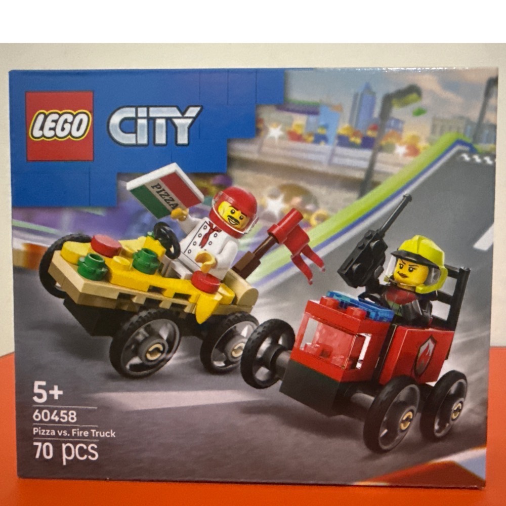 60458 披薩vs.消防車賽車套裝