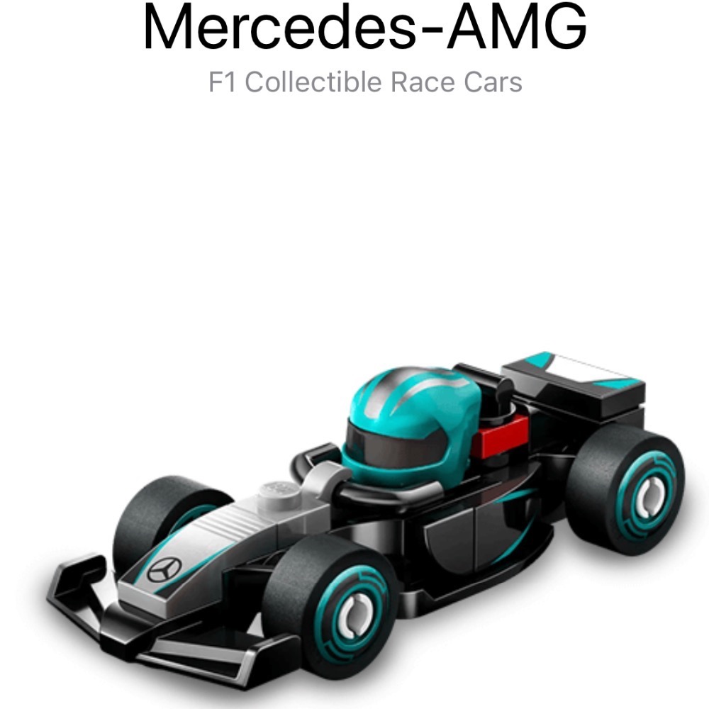 樂高 71049-2 賓士 F1 ；樂高 71049-10 哈斯 F1；71049-11 Academy F1-規格圖2