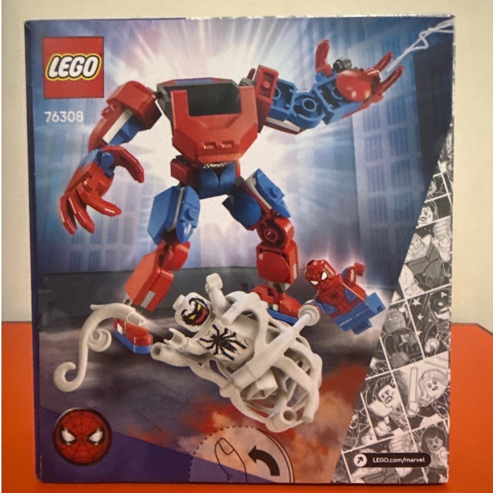 樂高 76308 超級英雄 Super Heroes 系列 - 蜘蛛人機甲大戰反猛毒-細節圖2