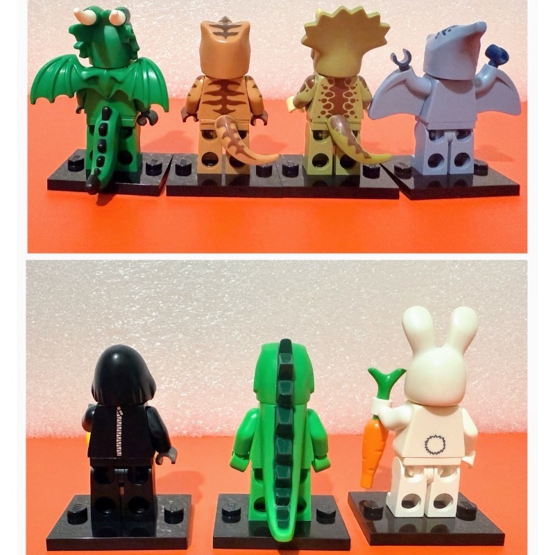 單售動物人偶：黑猩猩、恐龍人、兔子人、綠龍女孩、暴龍人、三角龍人、翼手龍人-細節圖2