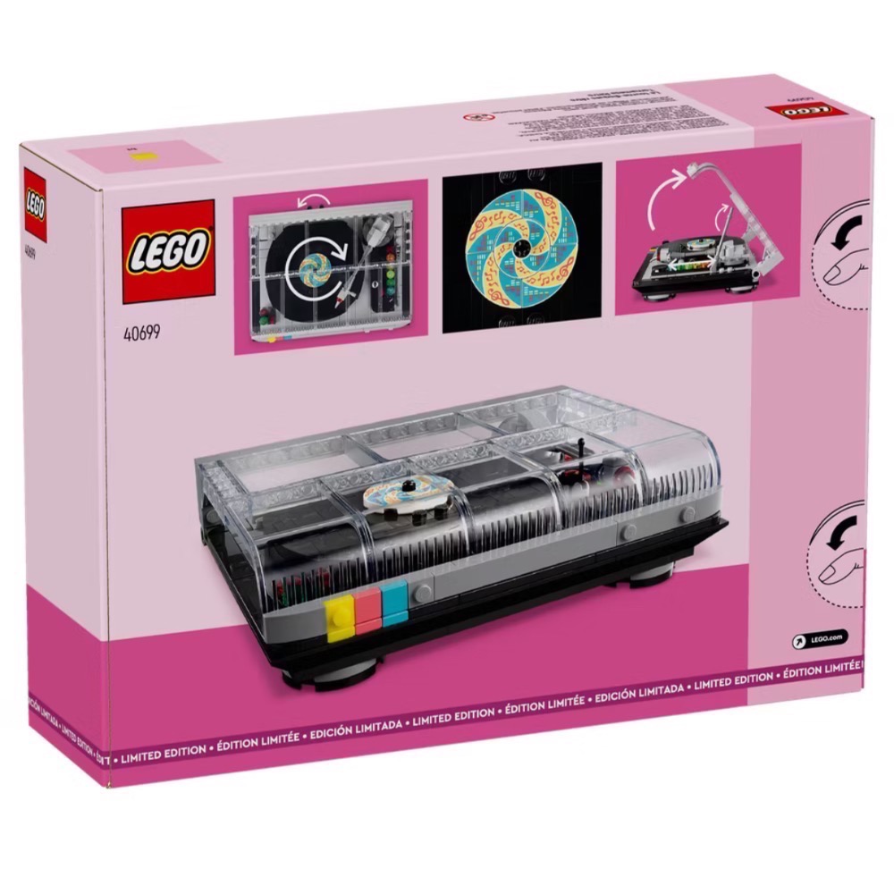 樂高 40699 懷舊復古唱片機 Retro Record Player-細節圖2