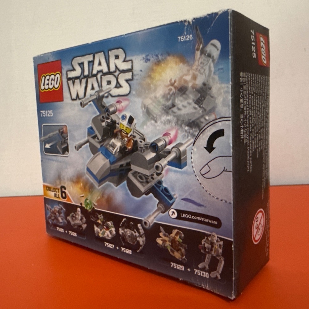 （絕版盒損）樂高75125  星際大戰 反抗軍X翼戰機  599元-細節圖3