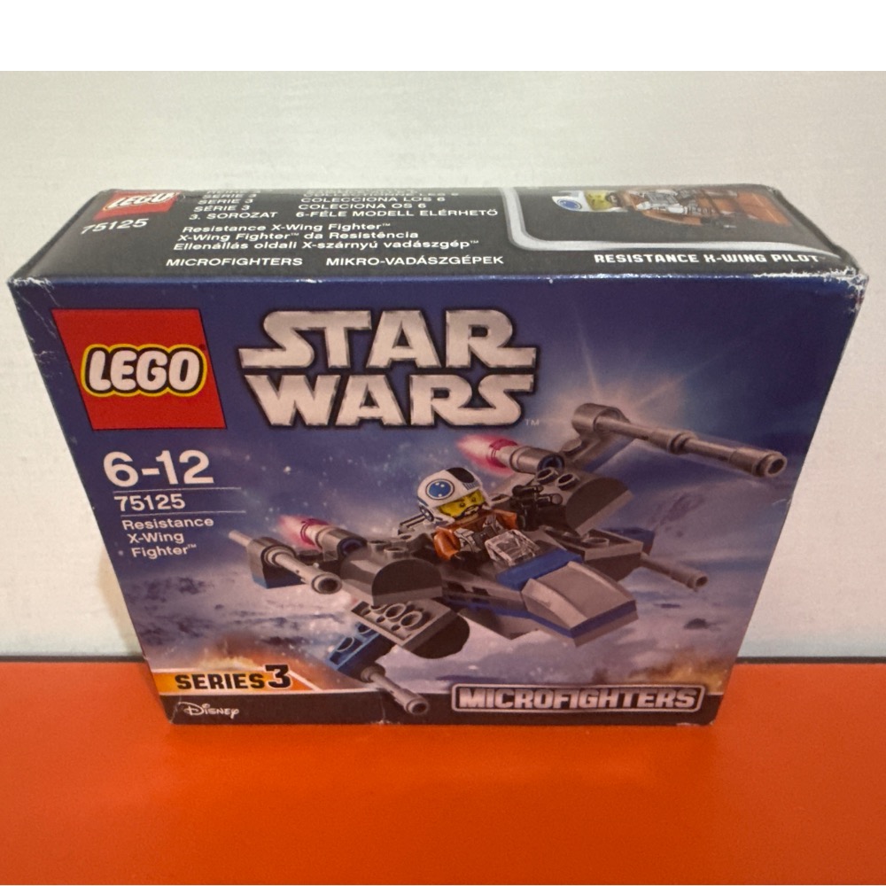 （絕版盒損）樂高75125  星際大戰 反抗軍X翼戰機  599元-細節圖5