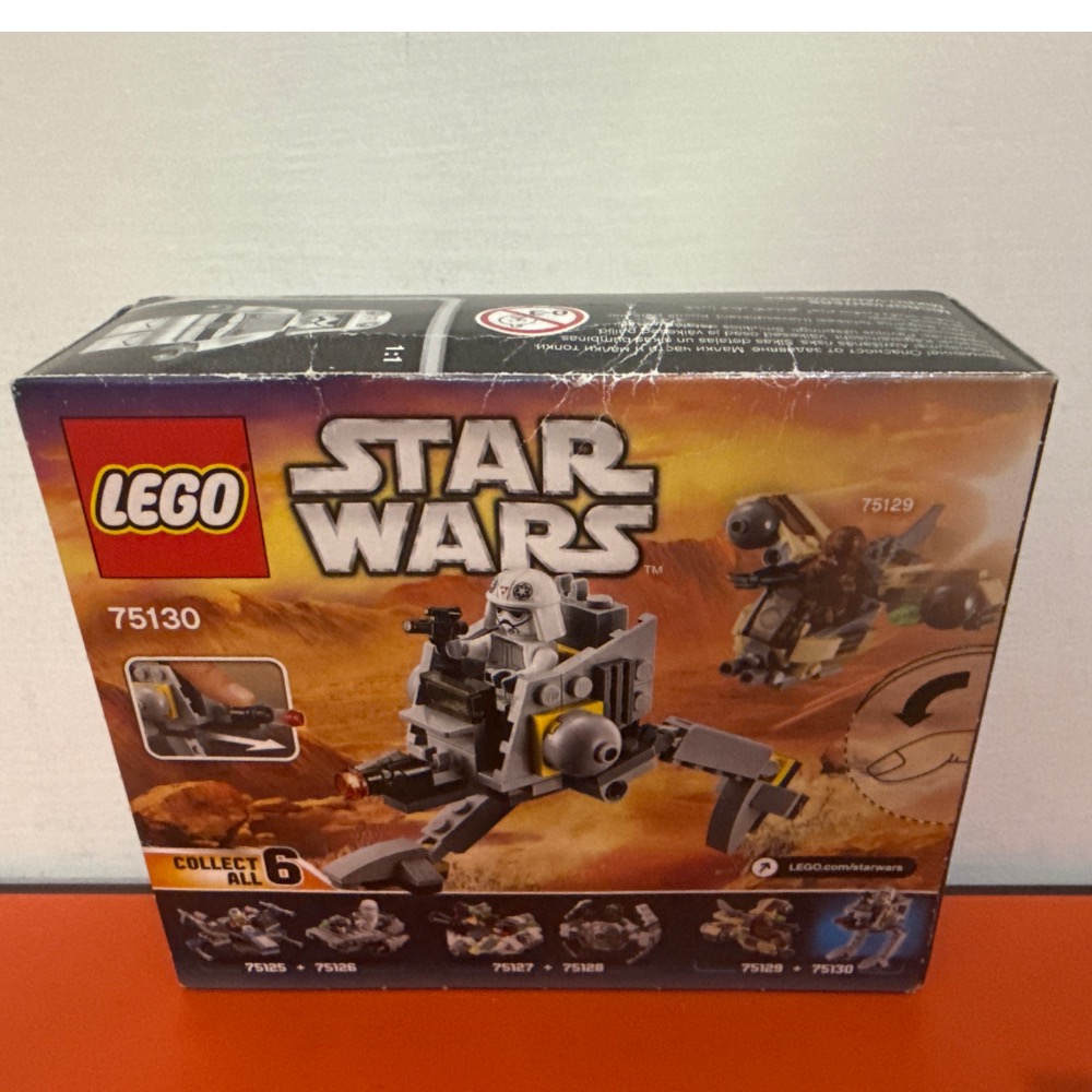 （絕版盒損）樂高 75130  星際大戰系列AT-DP-細節圖2