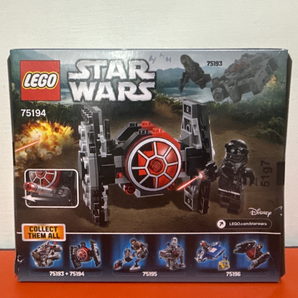 （絕版盒損）樂高 75194 星際大戰 鈦戰機飛行員 第一軍團-細節圖3