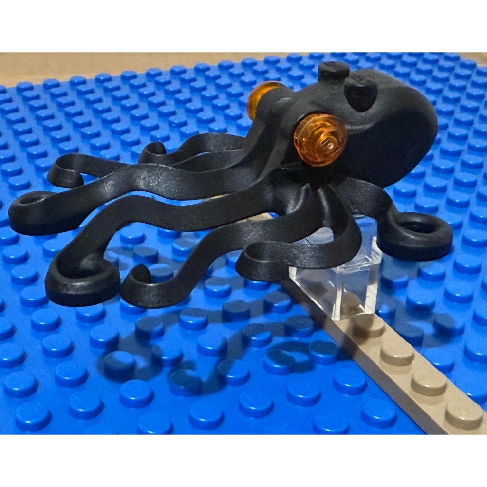 （絕版）樂高海底生物：黑色章魚海怪；鋸齒鯊鯊魚；魔鬼魟魚-細節圖2