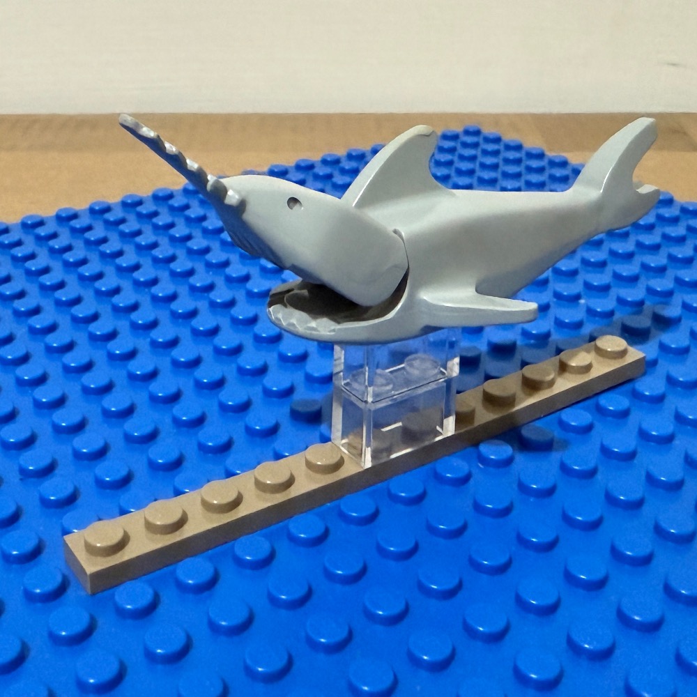 （絕版）樂高海底生物：黑色章魚海怪；鋸齒鯊鯊魚；魔鬼魟魚-細節圖3