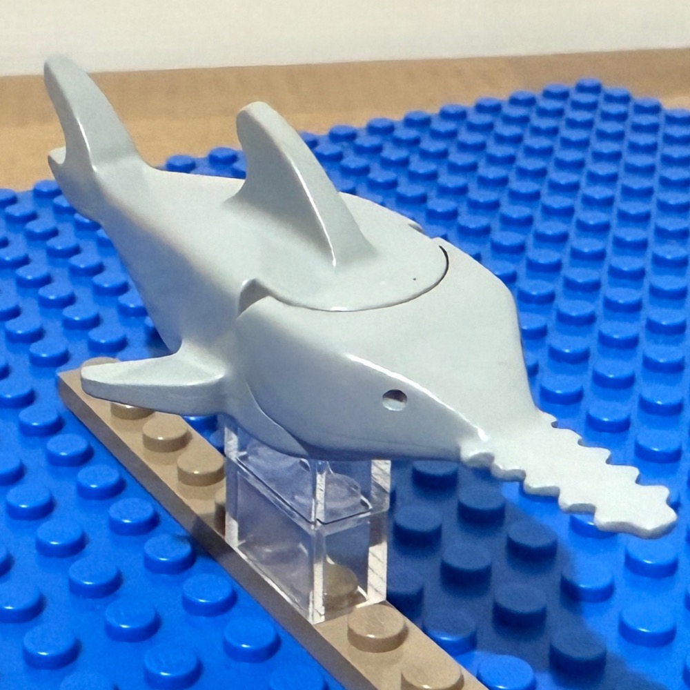 （絕版）樂高海底生物：黑色章魚海怪；鋸齒鯊鯊魚；魔鬼魟魚-規格圖4