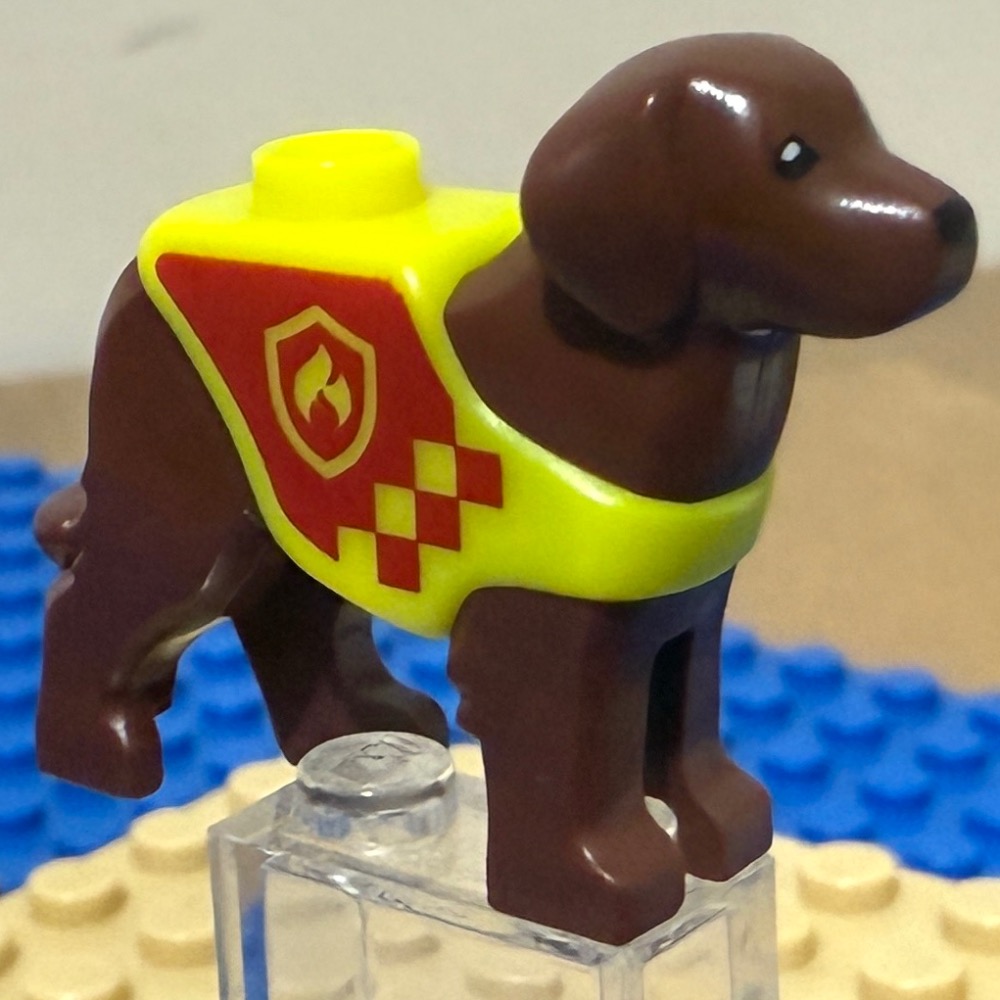 樂高動物狗和犬：聖誕拉布拉多；警犬；消防犬；救援犬；輪椅狗；小德國牧羊犬-細節圖3