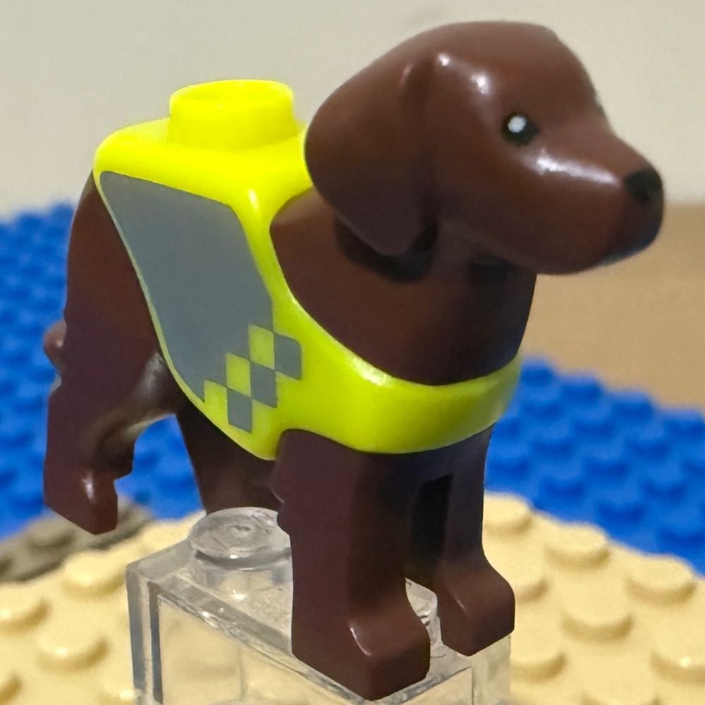 樂高動物狗和犬：聖誕拉布拉多；警犬；消防犬；救援犬；輪椅狗；小德國牧羊犬-細節圖4