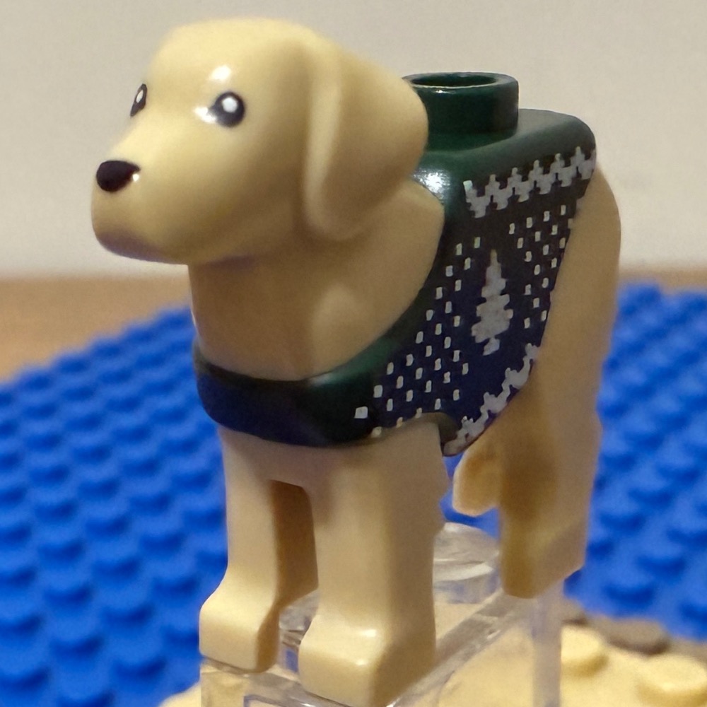 樂高動物狗和犬：聖誕拉布拉多；警犬；消防犬；救援犬；輪椅狗；小德國牧羊犬-規格圖6