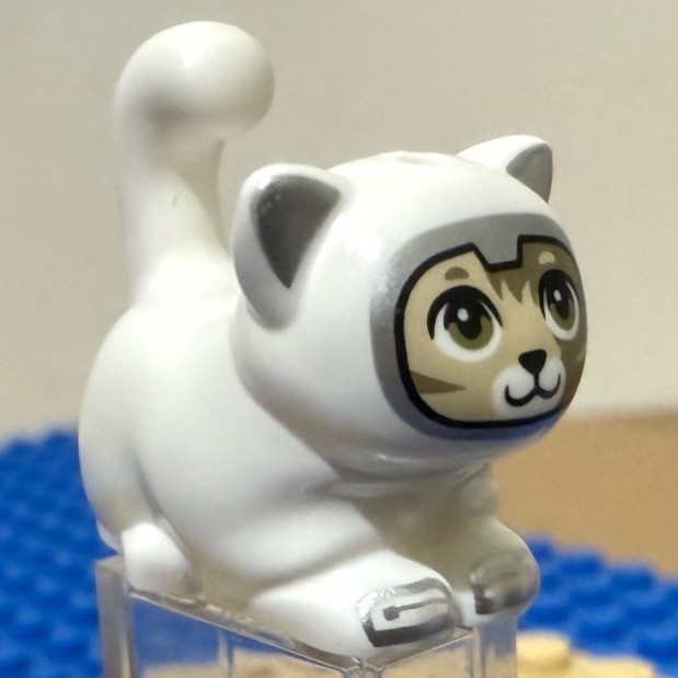 樂高動物貓科：聖誕版肥貓；太空貓；白色小貓-細節圖2