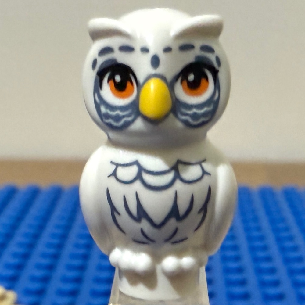 樂高動物鳥類：白色貓頭鷹；白色小鳥-規格圖2