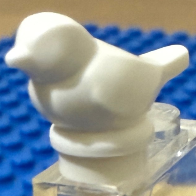 樂高動物鳥類：白色貓頭鷹；白色小鳥-規格圖2