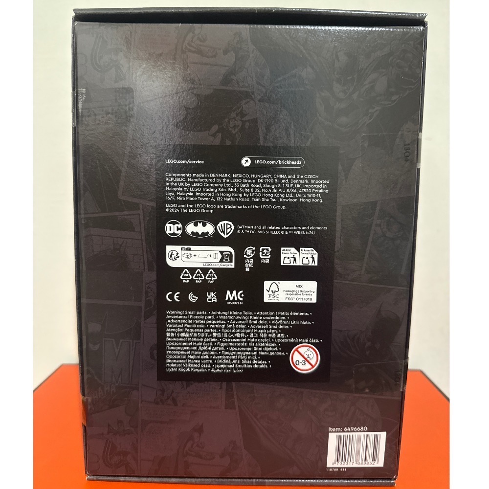客訂-樂高 40726 蝙蝠俠 大頭8合1 85週年限定版-細節圖2