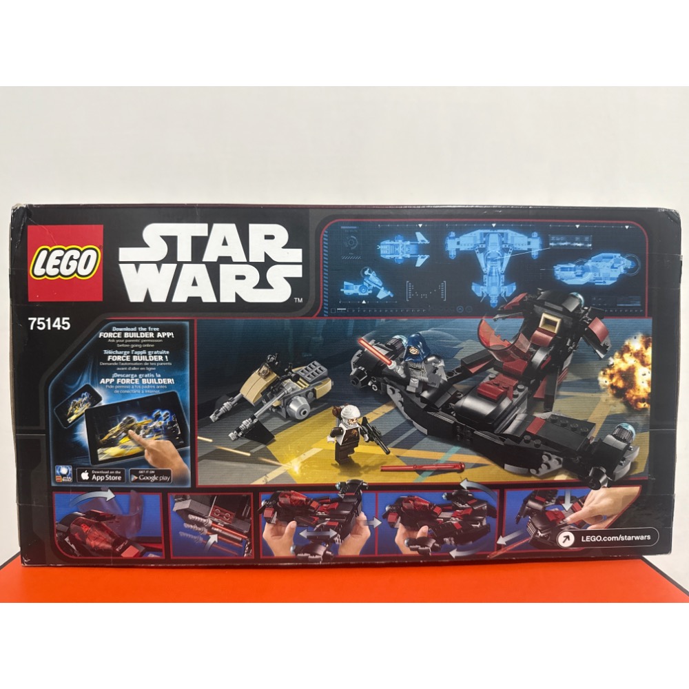 （絕版）樂高 75145 Star Wars Eclipse Fighter 戰鬥機（有小盒損）-細節圖3