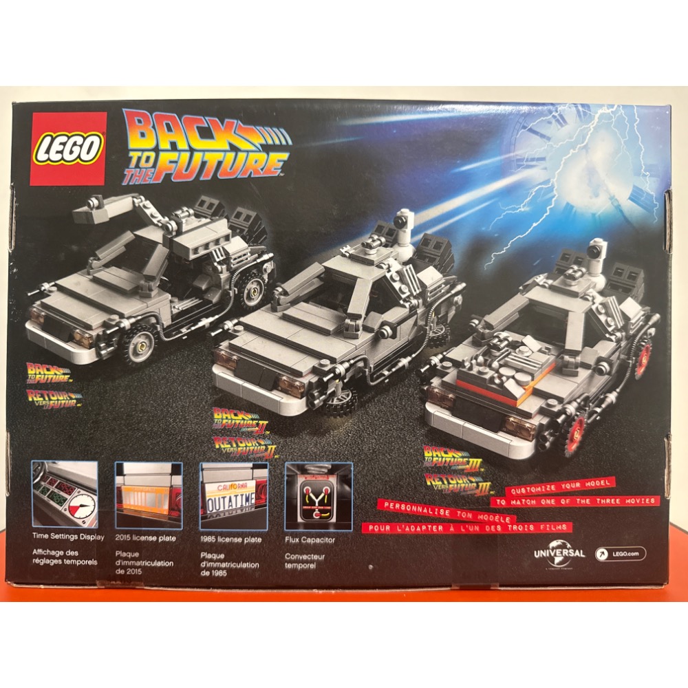 樂高 21103 The DeLorean Time Machine 回到未來（有壓痕）-細節圖3