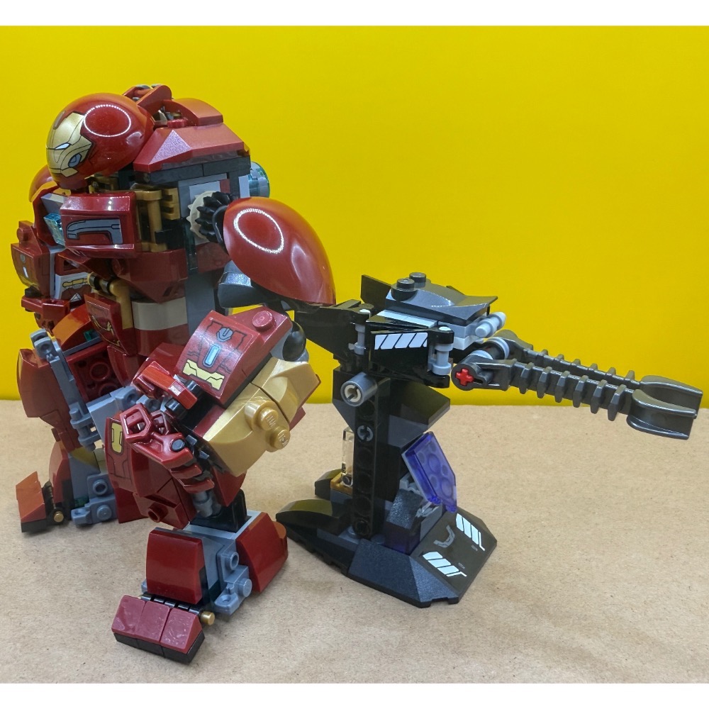 拆賣已組樂高 76104 浩克破壞者：  鋼鐵人機甲 和 小場景（無人偶）-細節圖2