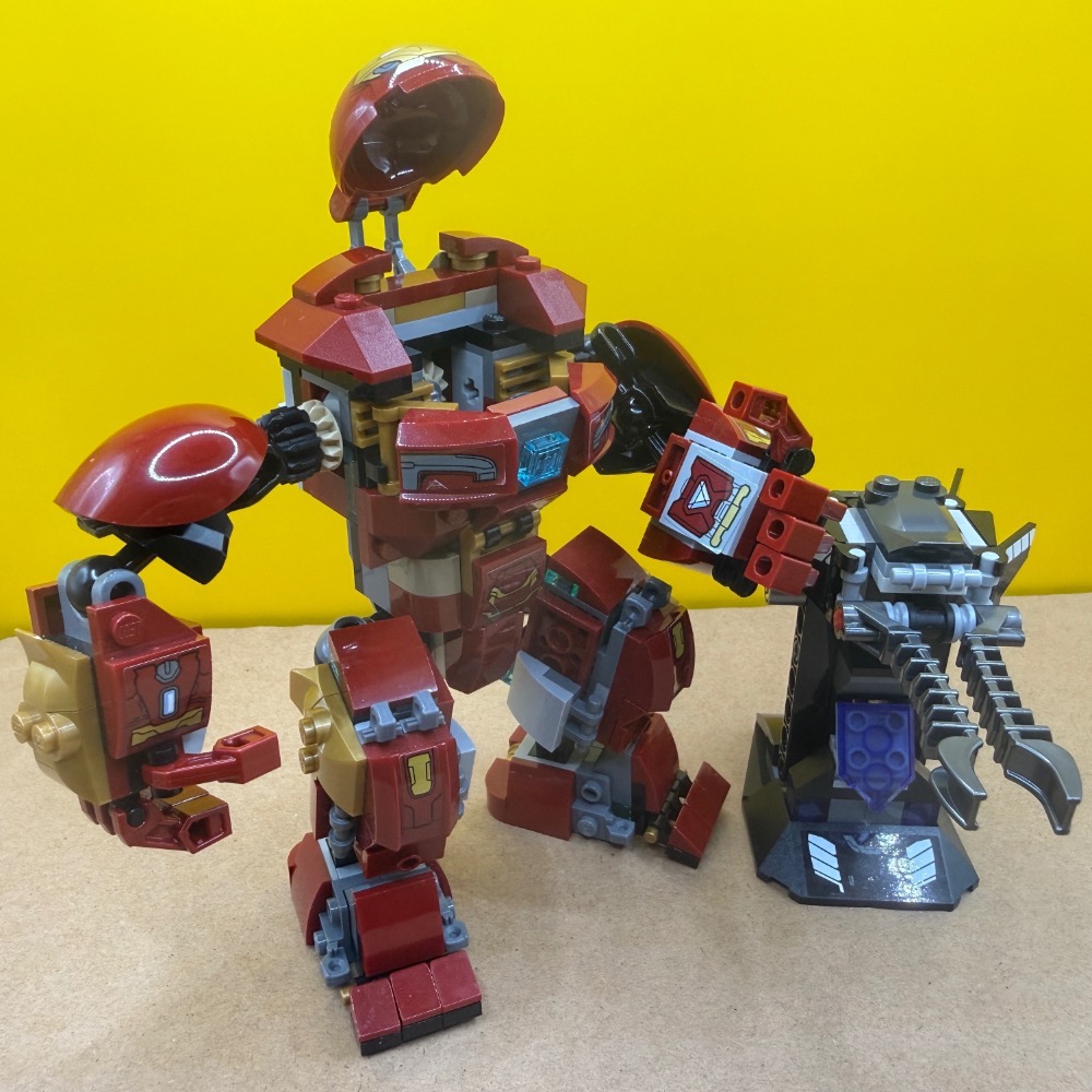 拆賣已組樂高 76104 浩克破壞者：  鋼鐵人機甲 和 小場景（無人偶）-細節圖5