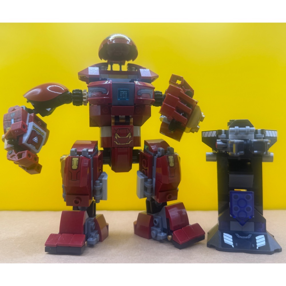 拆賣已組樂高 76104 浩克破壞者：  鋼鐵人機甲 和 小場景（無人偶）-細節圖6