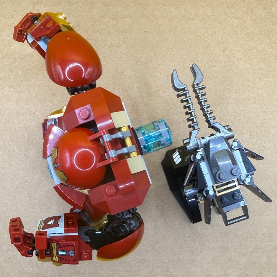 拆賣已組樂高 76104 浩克破壞者：  鋼鐵人機甲 和 小場景（無人偶）-細節圖7