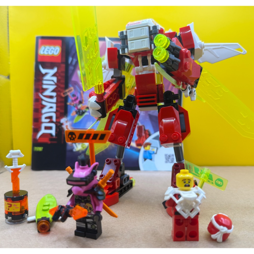 已組樂高 71707 赤地的機甲 和 噴射機-細節圖5