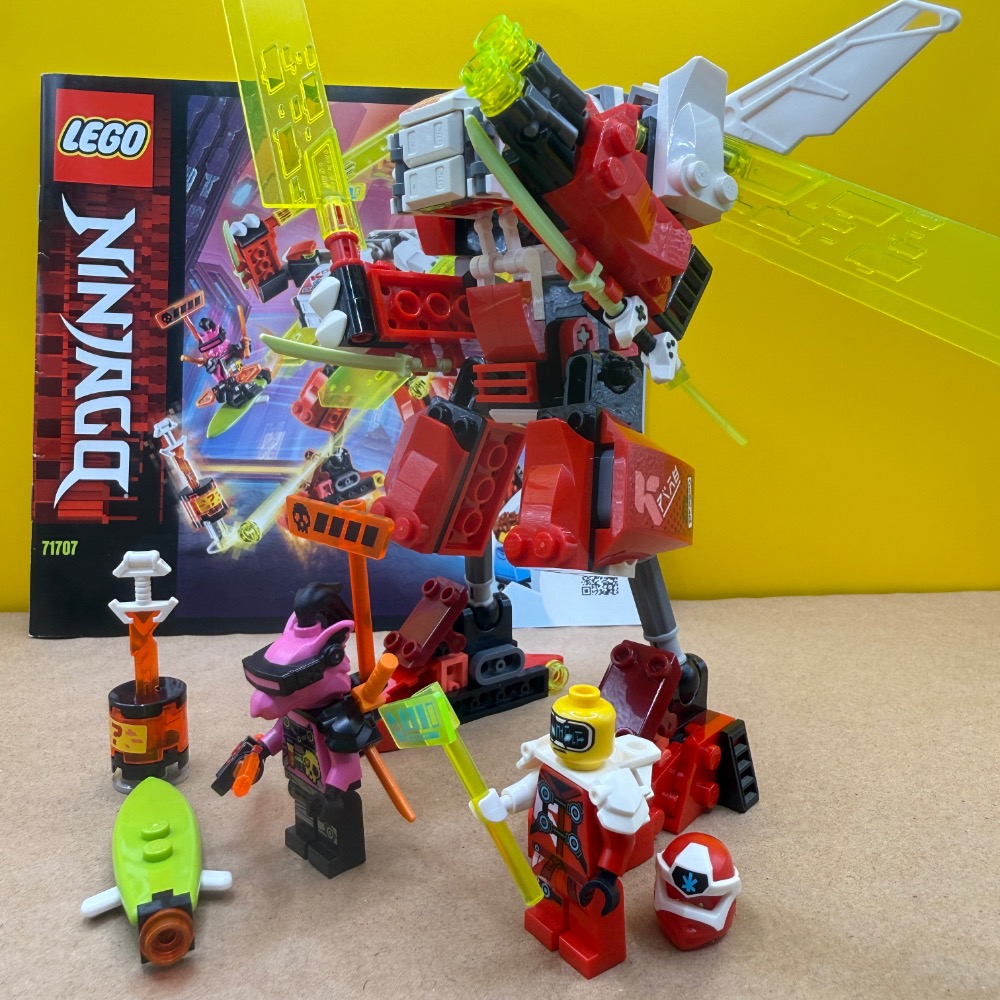 已組樂高 71707 赤地的機甲 和 噴射機-細節圖7
