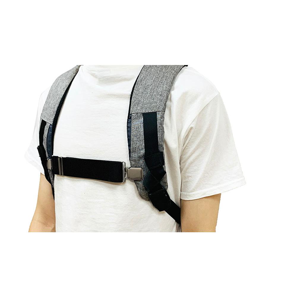胸前扣帶【台灣製造】夾式 背帶夾 胸扣帶 雙肩固定帶 胸前綁帶 包包背帶 包包夾帶-細節圖2