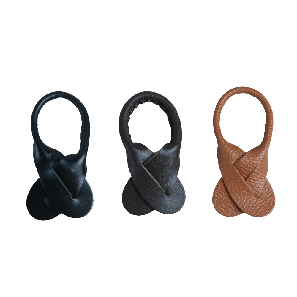 吊帶 吊帶夾 配件 鈕扣扁擔 真皮-細節圖2