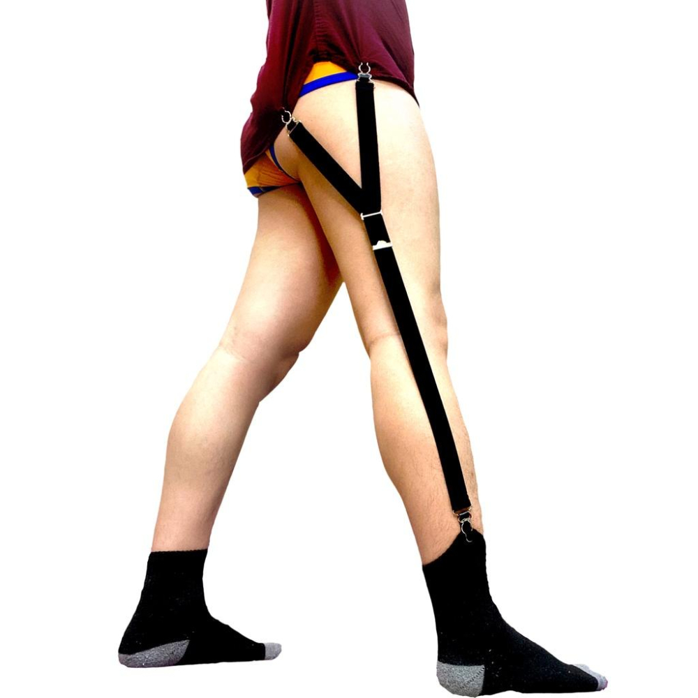 襯衫夾 襯衫固定夾 性感襯衫防滑夾 襯衫下襬固定 防溜襯衫夾 防滑襯衫夾 吊襪帶 防皺 防滑 防脫落 男士正裝-細節圖5