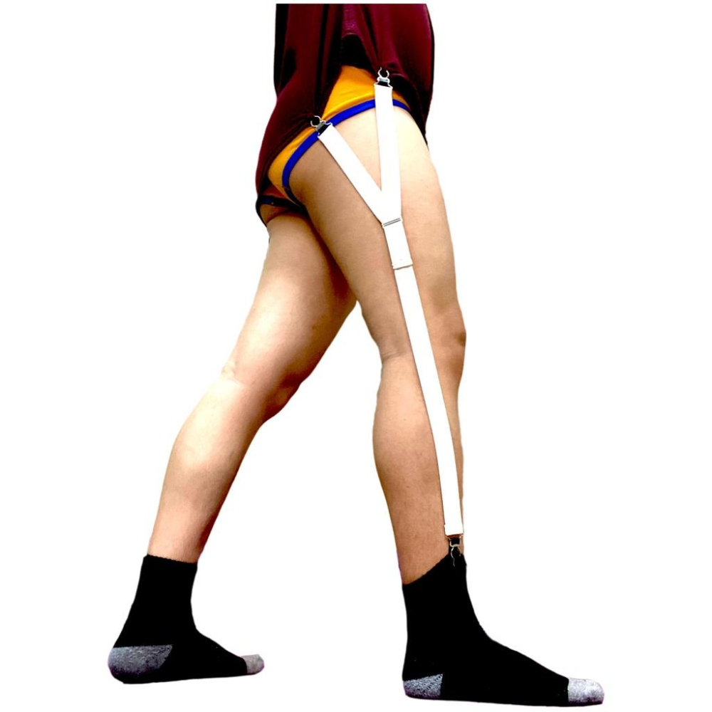 襯衫夾 襯衫固定夾 性感襯衫防滑夾 襯衫下襬固定 防溜襯衫夾 防滑襯衫夾 吊襪帶 防皺 防滑 防脫落 男士正裝-細節圖6