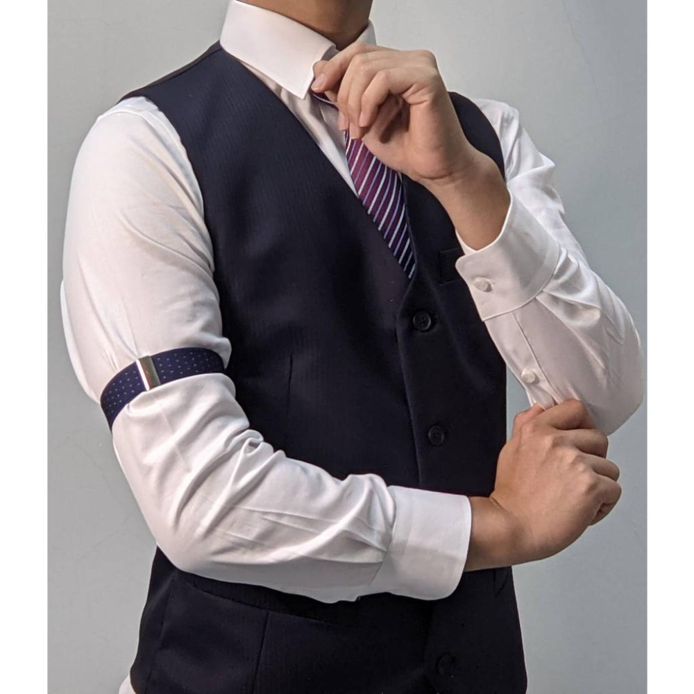 【台灣製造】袖箍 袖束 袖固 袖帶 古典英倫風 袖捆 袖絆 壓袖環 固袖環 調酒師 袖長調節器 防止袖口滑落 袖帶 臂環-細節圖4