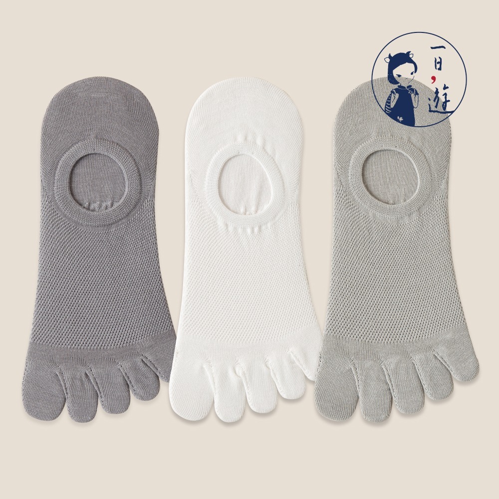 深灰、雲白、灰綠 (各2雙)