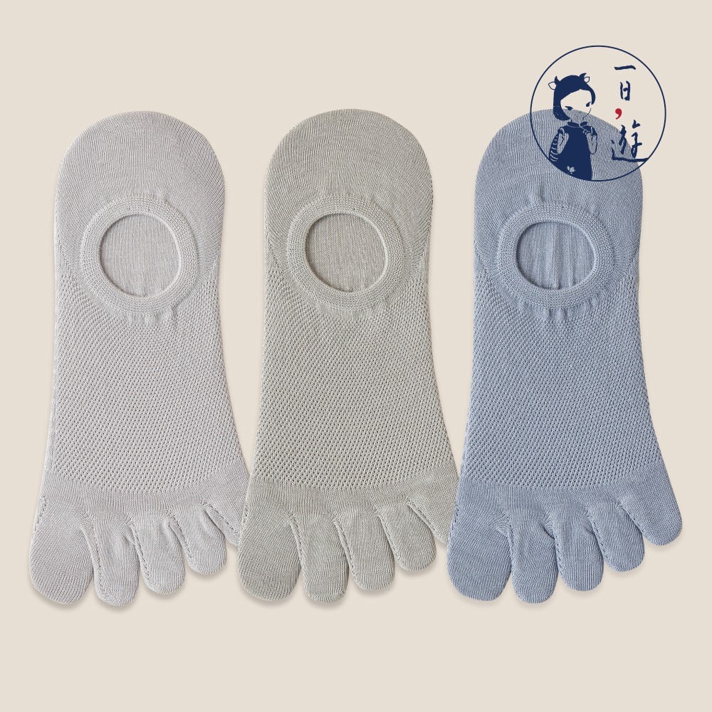 淺灰、灰綠、莫藍 (各2雙)