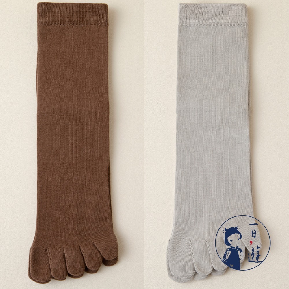 NicoFun 愛定做 8雙 五指襪 中筒襪 分趾襪 精梳棉 紳士襪 豬蹄襪 腳趾襪 分趾鞋 純棉(大尺碼25-27cm-規格圖6