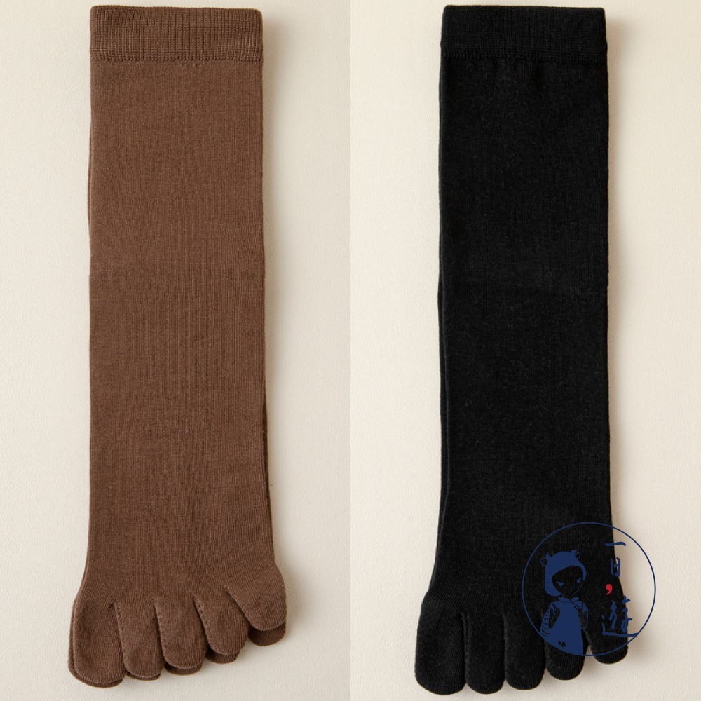 NicoFun 愛定做 8雙 五指襪 中筒襪 分趾襪 精梳棉 紳士襪 豬蹄襪 腳趾襪 分趾鞋 純棉(大尺碼25-27cm-規格圖6