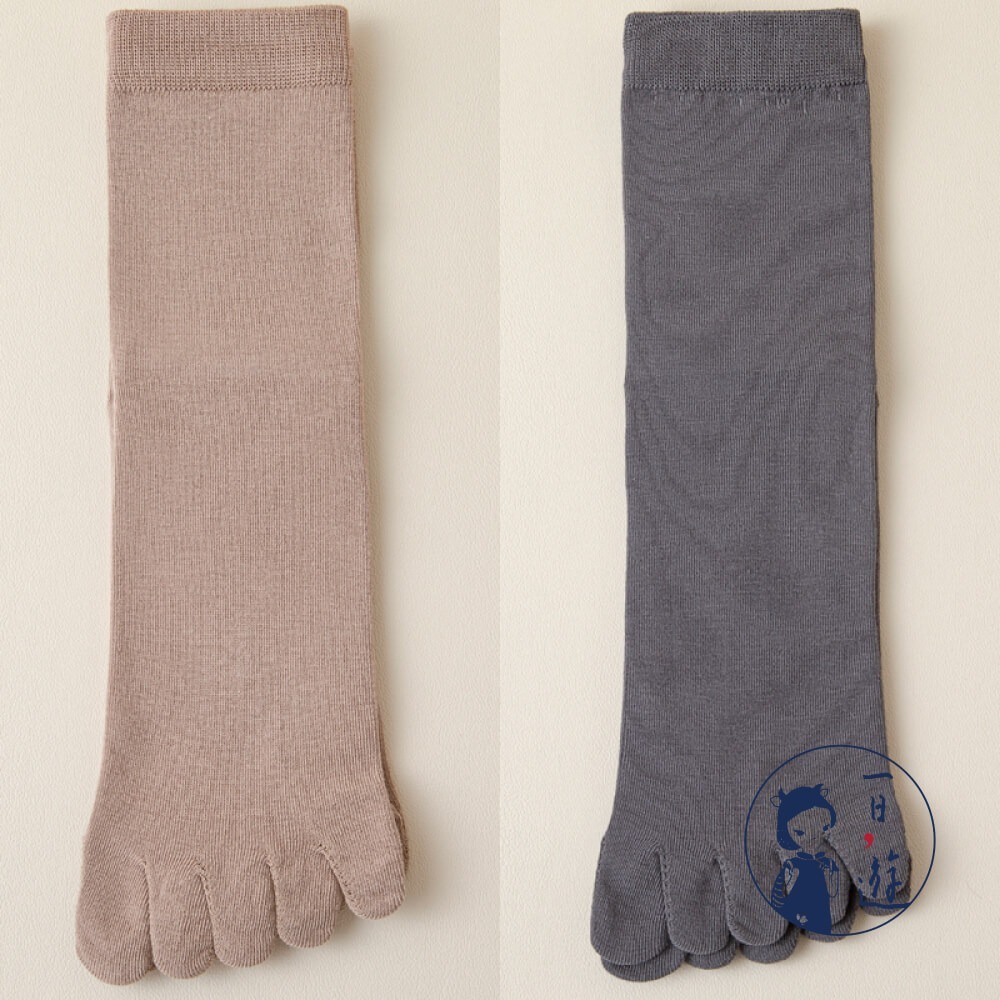 NicoFun 愛定做 8雙 五指襪 中筒襪 分趾襪 精梳棉 紳士襪 豬蹄襪 腳趾襪 分趾鞋 純棉(大尺碼25-27cm-規格圖6