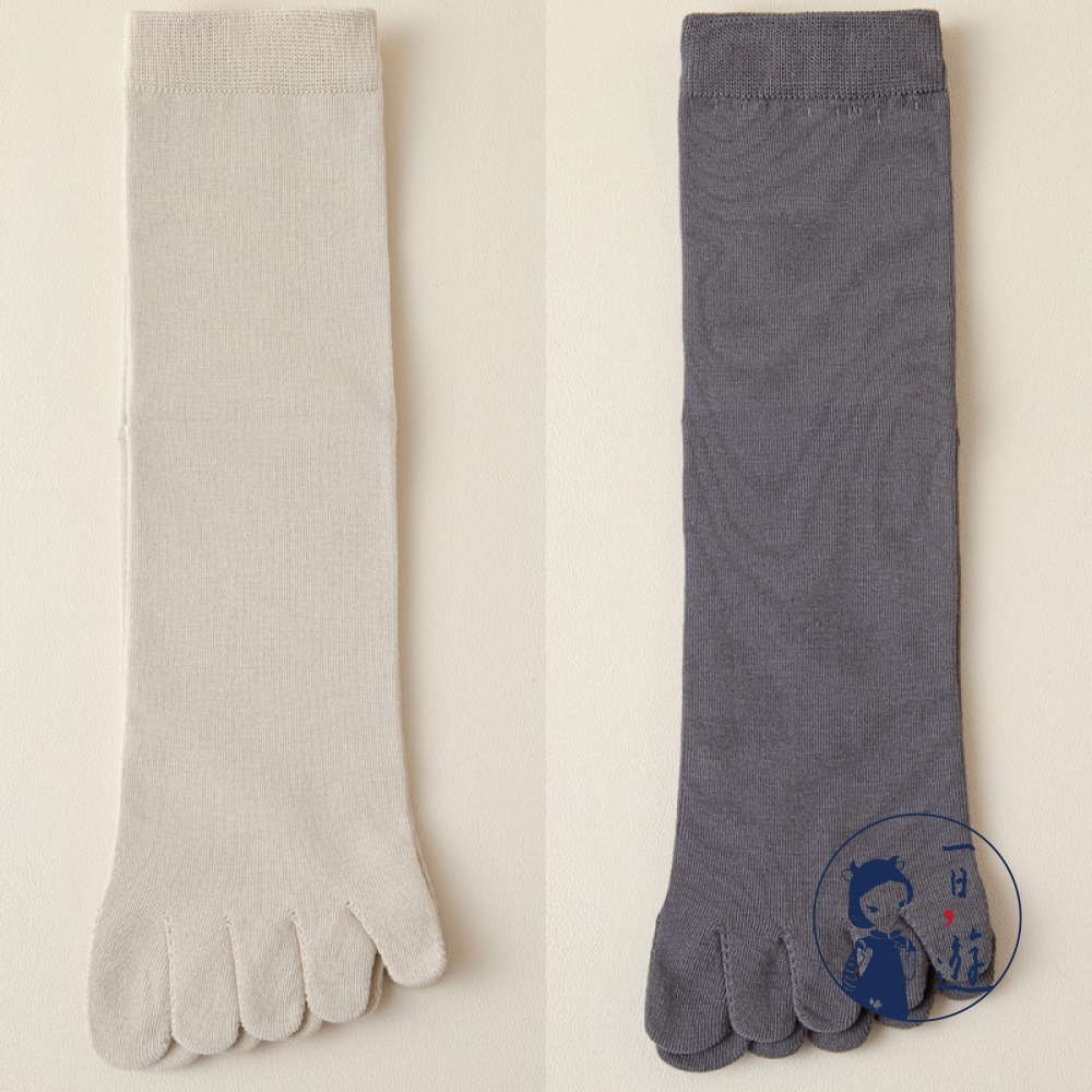 NicoFun 愛定做 8雙 五指襪 中筒襪 分趾襪 精梳棉 紳士襪 豬蹄襪 腳趾襪 分趾鞋 純棉(大尺碼25-27cm-規格圖6