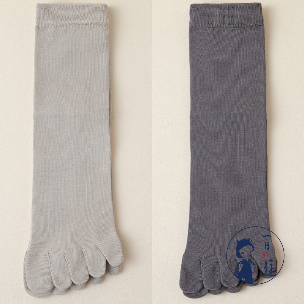 NicoFun 愛定做 8雙 五指襪 中筒襪 分趾襪 精梳棉 紳士襪 豬蹄襪 腳趾襪 分趾鞋 純棉(大尺碼25-27cm-規格圖6