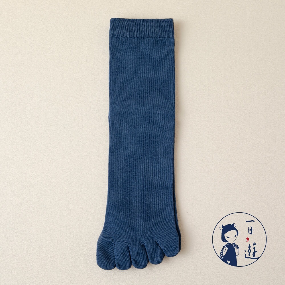 NicoFun 愛定做 8雙 五指襪 中筒襪 分趾襪 精梳棉 紳士襪 豬蹄襪 腳趾襪 分趾鞋 純棉(大尺碼25-27cm-規格圖6