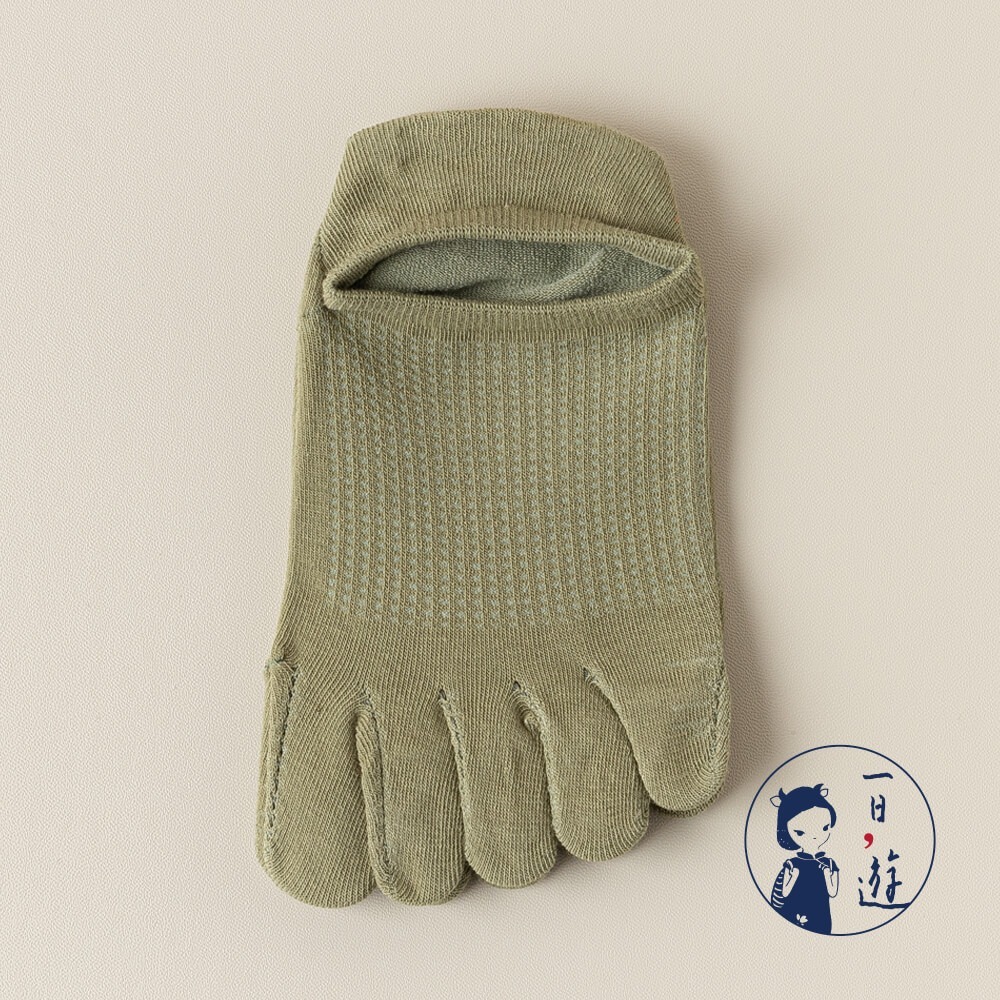 NicoFun 愛定做 5雙 日式 五指襪 分趾襪 隱形襪 木屐襪 樂福鞋 腳趾襪 分趾鞋 大碼(女棉襪23-25.5)-規格圖6