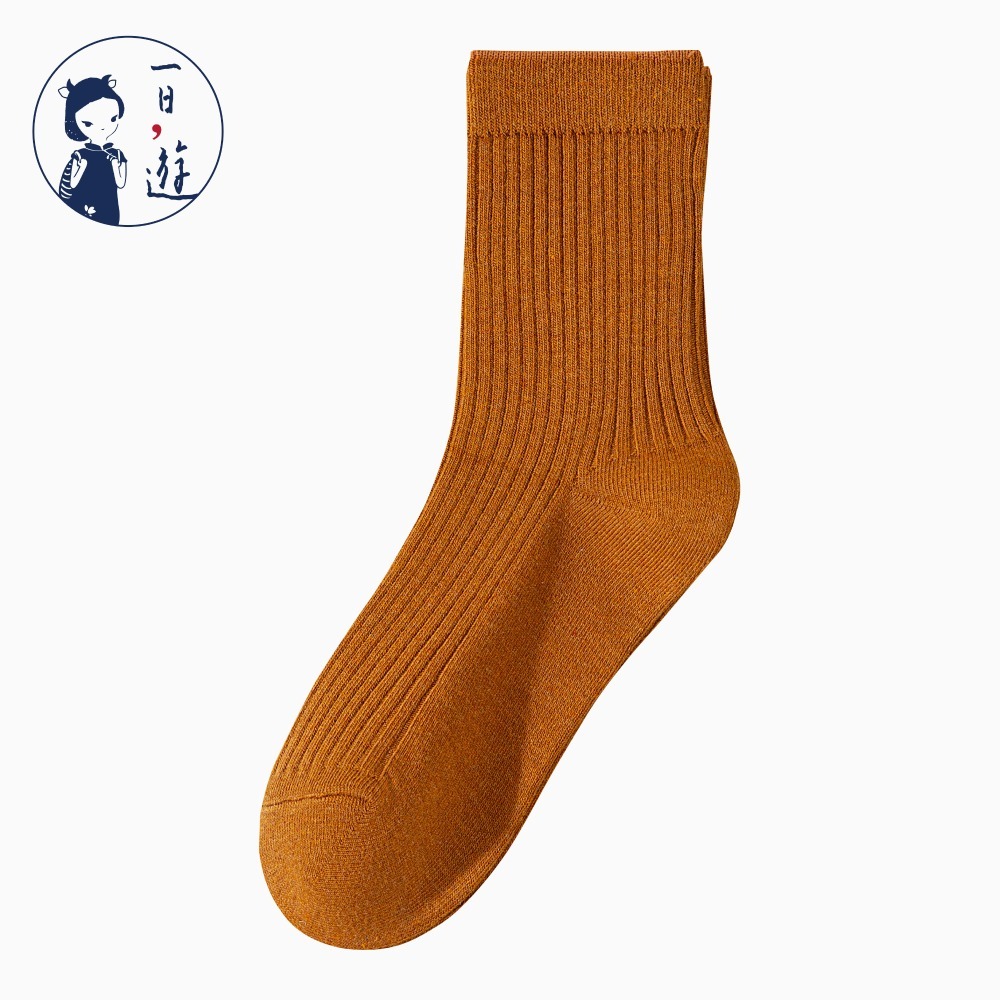 NicoFun 愛定做 4雙 商務中筒襪 純棉 羅紋襪 針織襪 抗菌 防臭運動襪(男襪25-27.5cm)-規格圖6