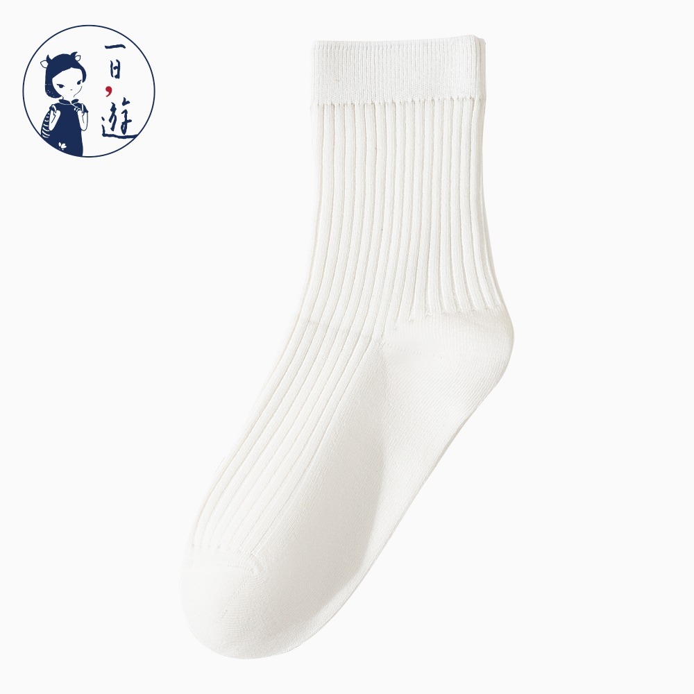 NicoFun 愛定做 2雙 商務中筒襪 純棉 羅紋襪 針織襪 抗菌 防臭運動襪(男襪25-27.5cm)-規格圖6